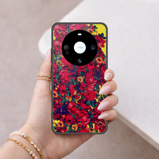 Huawei Mate 60 Pro Plus Cover - Floral Series - HQ Premium Shine Durable Shatterproof Case