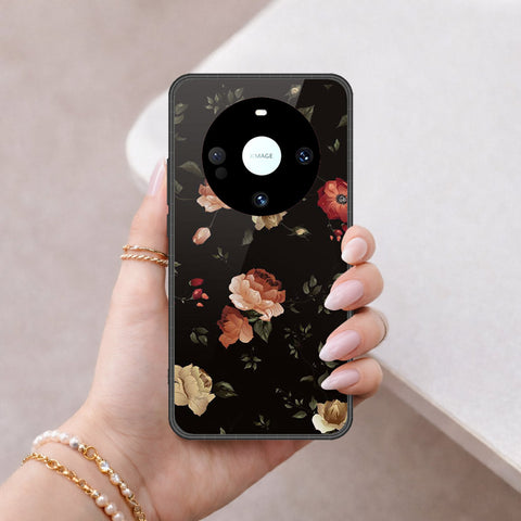 Huawei Mate 60 Pro Cover - Floral Series 2 - HQ Premium Shine Durable Shatterproof Case