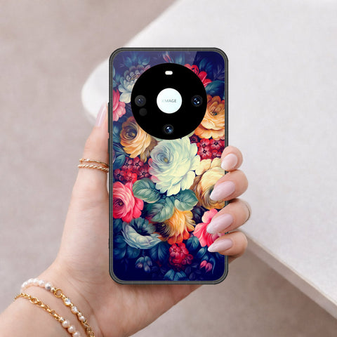 Huawei Mate 60 Pro Cover - Floral Series 2 - HQ Premium Shine Durable Shatterproof Case
