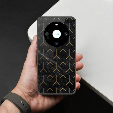 Huawei Mate 60 Pro Plus Cover - Black Marble Series - HQ Premium Shine Durable Shatterproof Case