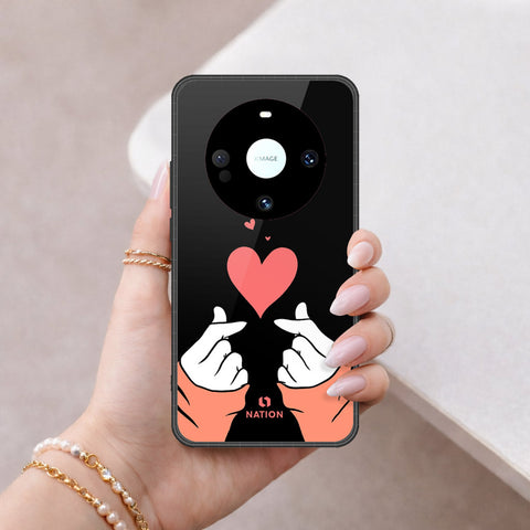 Huawei Mate 60 Pro Plus Cover - Onation Heart Series - HQ Premium Shine Durable Shatterproof Case