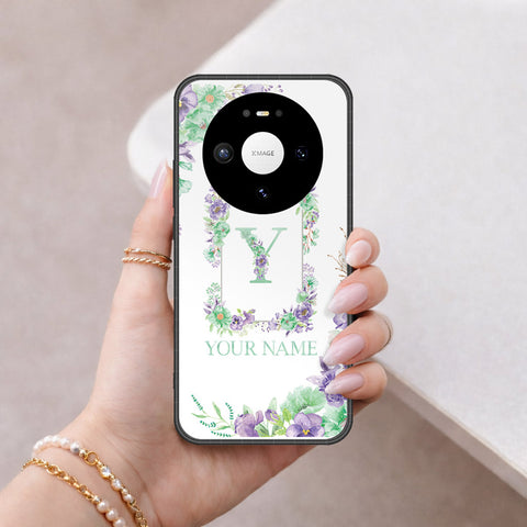 Huawei Mate 80 Cover - Personalized Alphabet Series - HQ Premium Shine Durable Shatterproof Case