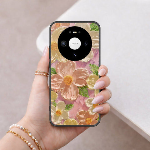 Huawei Mate 80 Cover - Floral Series - Design 11 - White & Green - HQ Premium Shine Durable Shatterproof Case