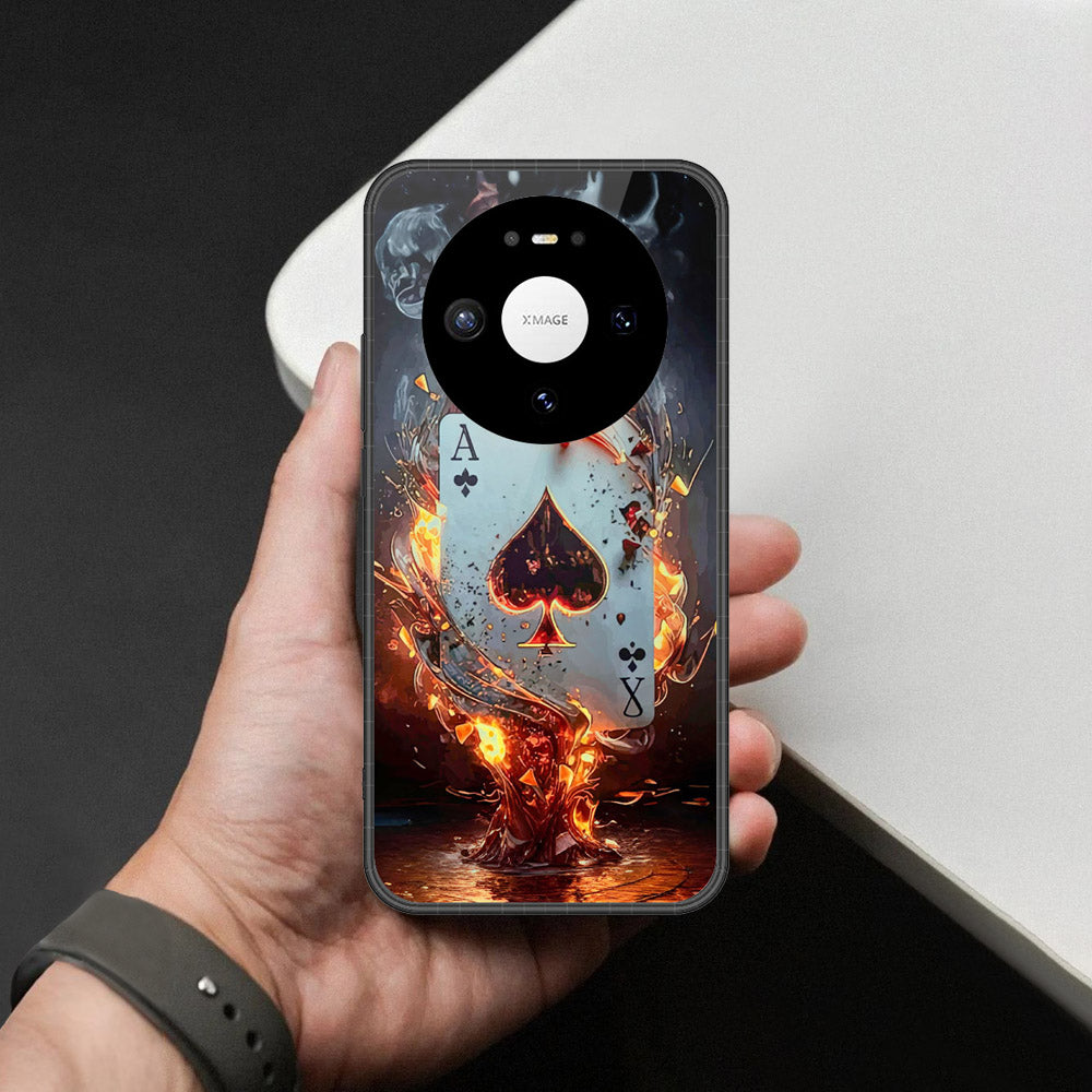 Huawei Mate 80 Cover - Ace of Fire Rising Star Design - HQ Premium Shine Durable Shatterproof Case