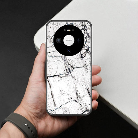 Huawei Mate 80 Cover - White Marble Series 2 - HQ Premium Shine Durable Shatterproof Case