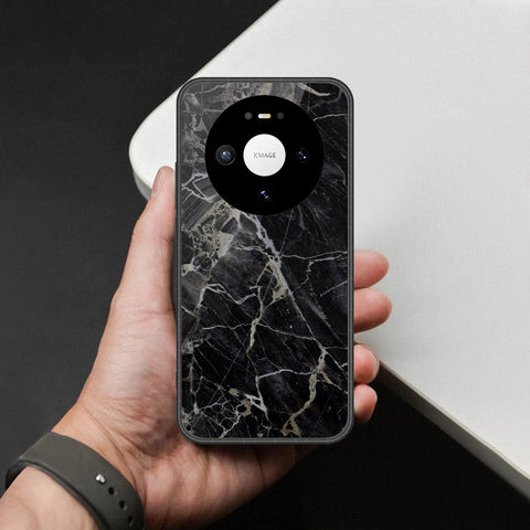 Huawei Mate 80 Cover - Black Marble Series - HQ Premium Shine Durable Shatterproof Case