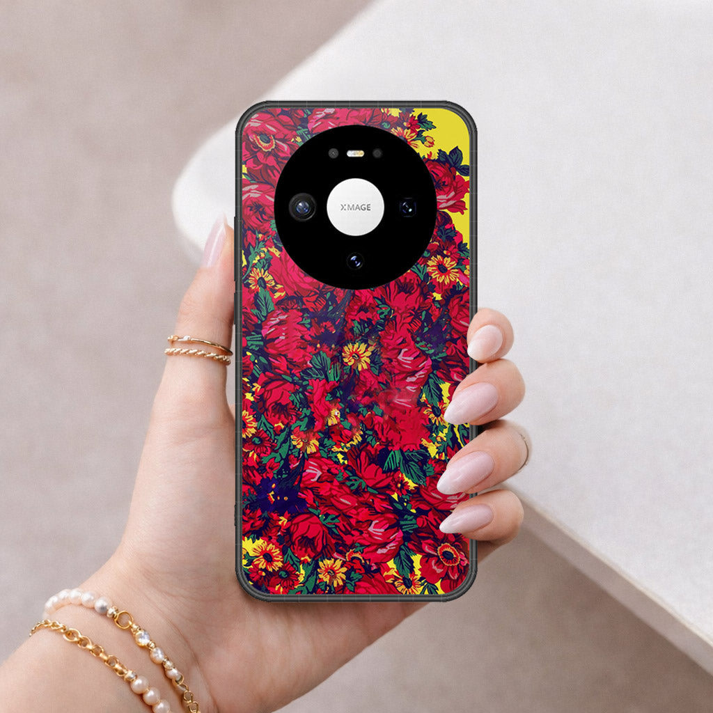 Huawei Mate 80 Cover - Floral Series - HQ Premium Shine Durable Shatterproof Case