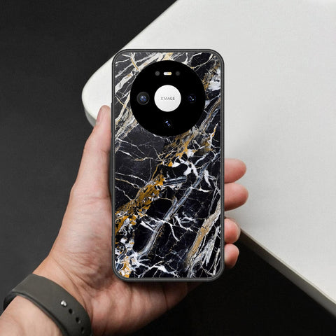 Huawei Mate 80 Cover - Black Marble Series - HQ Premium Shine Durable Shatterproof Case