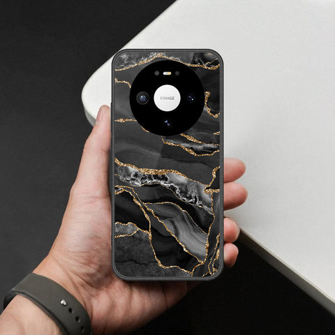 Huawei Mate 80 Cover - Black Marble Series - HQ Premium Shine Durable Shatterproof Case