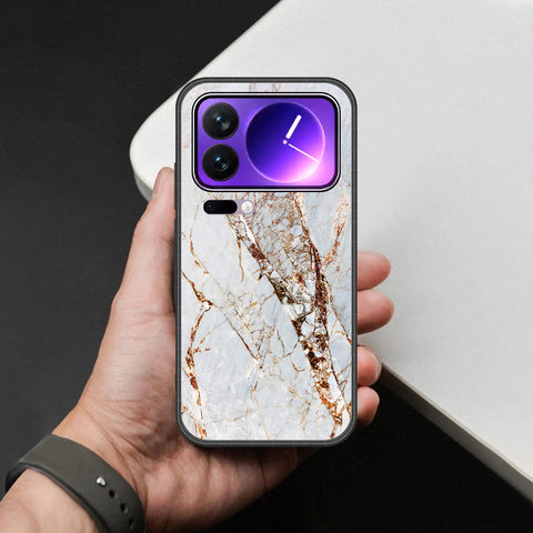 Xiaomi 17 Pro Max Cover - White Marble Series - HQ Premium Shine Durable Shatterproof Case
