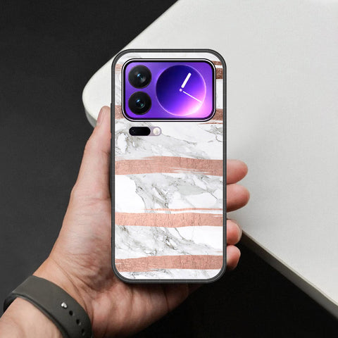 Xiaomi 17 Pro Max Cover - White Marble Series - HQ Premium Shine Durable Shatterproof Case
