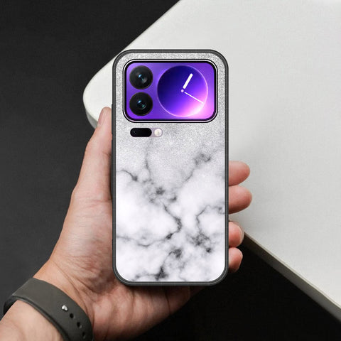 Xiaomi 17 Pro Max Cover - White Marble Series - HQ Premium Shine Durable Shatterproof Case