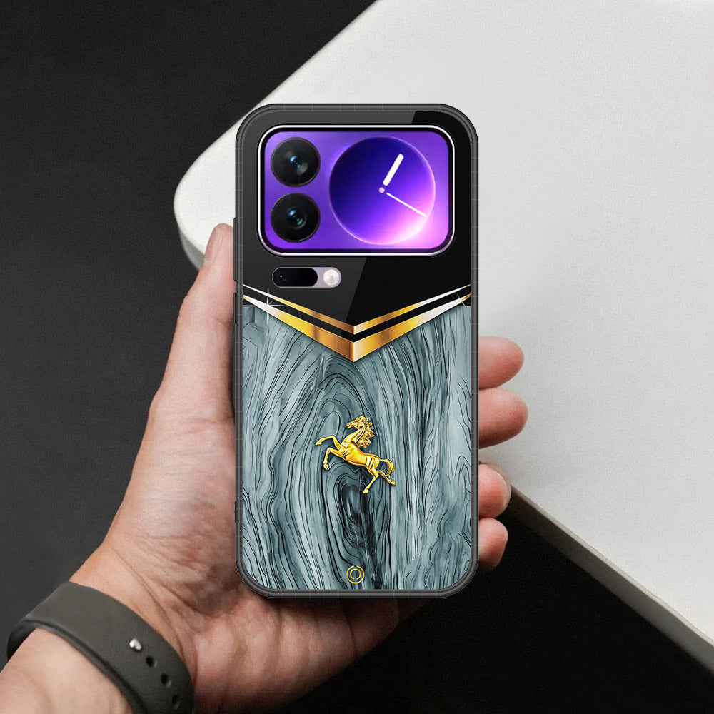 Xiaomi 17 Pro Max Cover - Majestic Royal V Design - HQ Premium Shine Durable Shatterproof Case