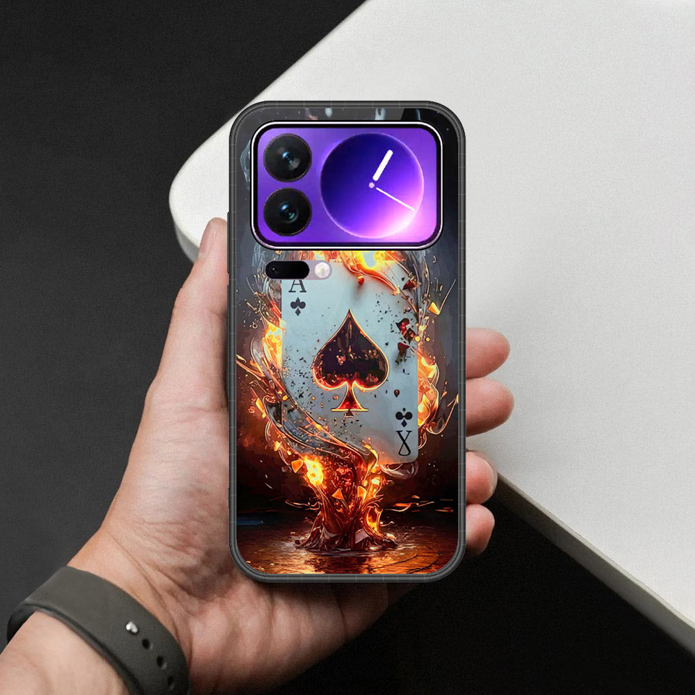 Xiaomi 17 Pro Max Cover - Ace of Fire Rising Star Design - HQ Premium Shine Durable Shatterproof Case