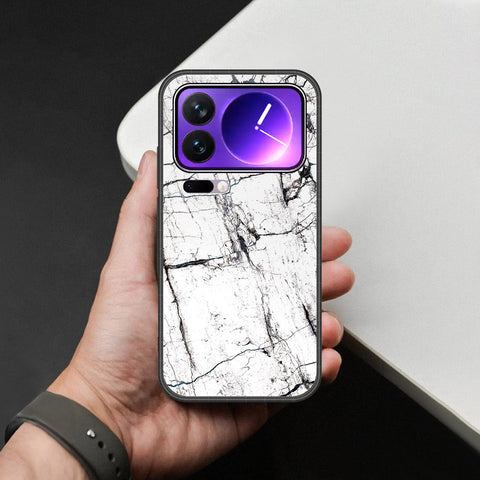 Xiaomi 17 Pro Max Cover - White Marble Series 2 - HQ Premium Shine Durable Shatterproof Case