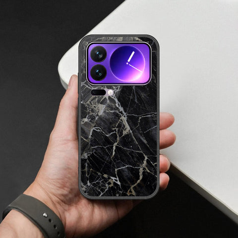 Xiaomi 17 Pro Max Cover - Black Marble Series - HQ Premium Shine Durable Shatterproof Case