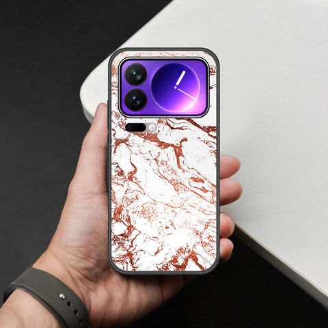 Xiaomi 17 Pro Max Cover - White Marble Series 2 - HQ Premium Shine Durable Shatterproof Case