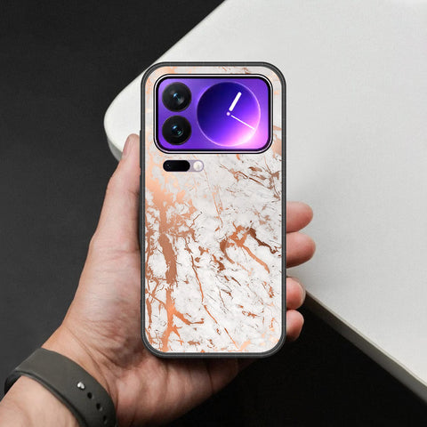 Xiaomi 17 Pro Max Cover - White Marble Series 2 - HQ Premium Shine Durable Shatterproof Case