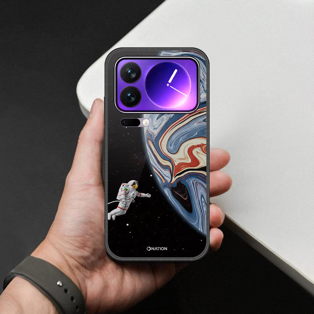 Xiaomi 17 Pro Max Cover - Cosmic Marble Astronaut Design - HQ Premium Shine Durable Shatterproof Case