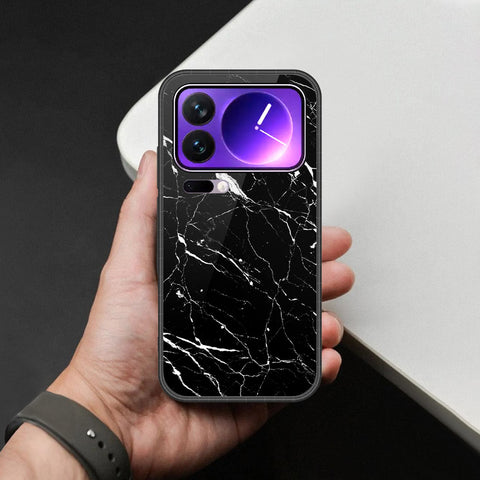 Xiaomi 17 Pro Max Cover - Black Marble Series - HQ Premium Shine Durable Shatterproof Case