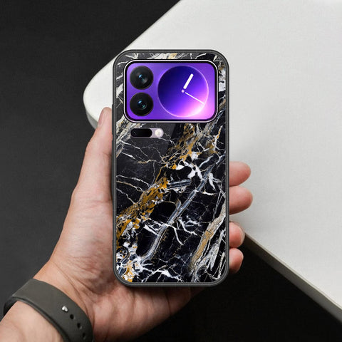 Xiaomi 17 Pro Max Cover - Black Marble Series - HQ Premium Shine Durable Shatterproof Case