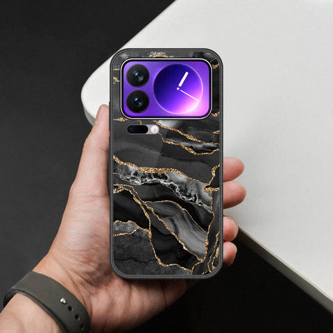 Xiaomi 17 Pro Max Cover - Black Marble Series - HQ Premium Shine Durable Shatterproof Case