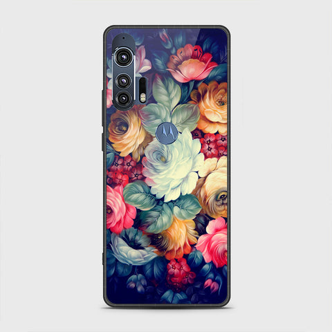 Motorola Edge Plus 2020 Cover - Floral Series 2 - HQ Premium Shine Durable Shatterproof Case