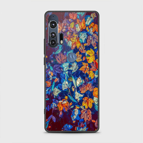 Motorola Edge Plus 2020 Cover - Floral Series 2 - HQ Premium Shine Durable Shatterproof Case