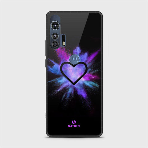 Motorola Edge Plus 2020 Cover - Onation Heart Series - HQ Premium Shine Durable Shatterproof Case