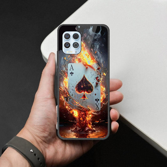 Motorola Edge S Cover - Ace of Fire Rising Star Design - HQ Premium Shine Durable Shatterproof Case
