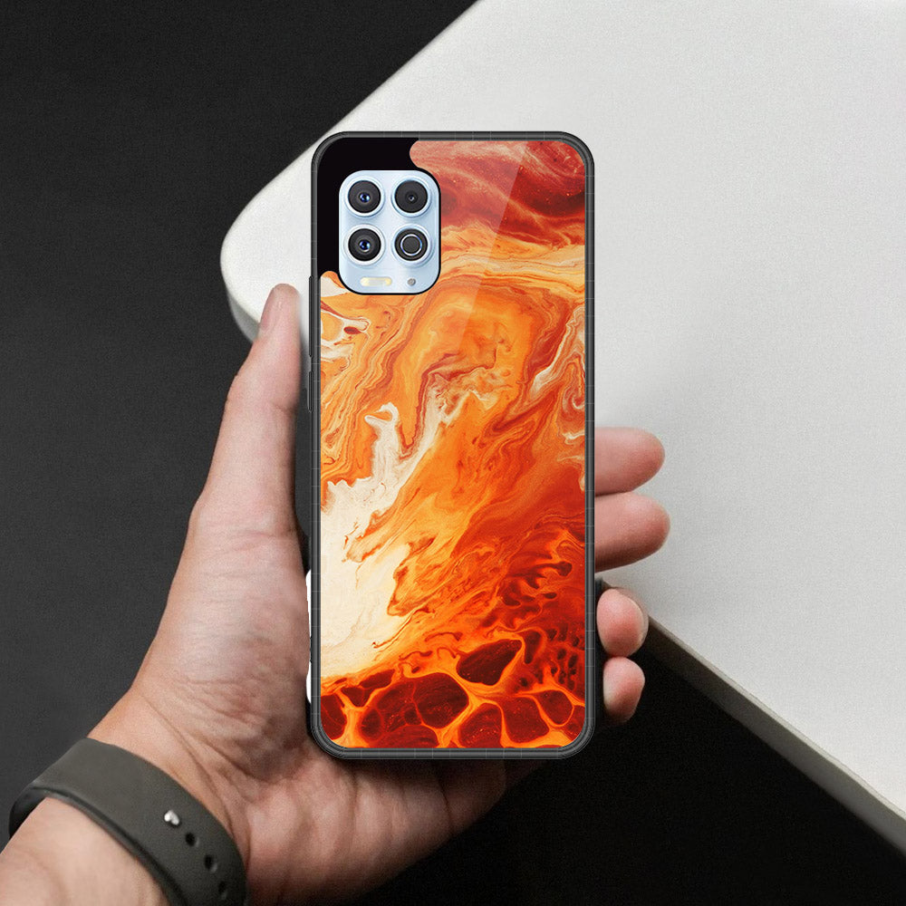 Motorola Moto G100 (2021) Cover - Mystic Marble Series - HQ Premium Shine Durable Shatterproof Case
