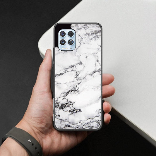 Motorola Edge S Cover - White Marble Series - HQ Premium Shine Durable Shatterproof Case