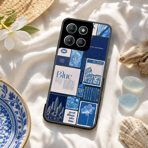 Motorola Moto G15 Cover - ONation Aesthetic Collage Series - HQ Ultra Shine Premium Infinity Glass Soft Silicon Borders Case