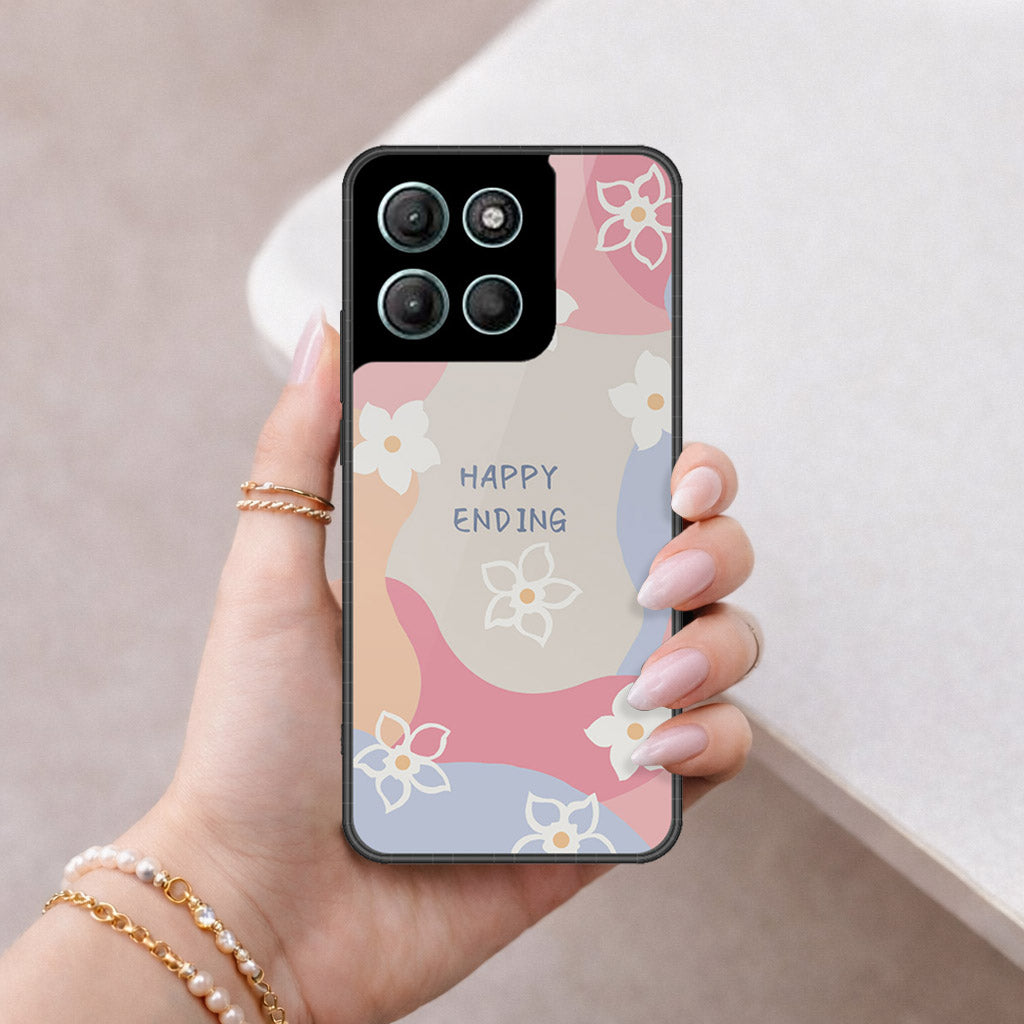 Motorola Moto G15 Cover - Happy Series - HQ Premium Shine Durable Shatterproof Case