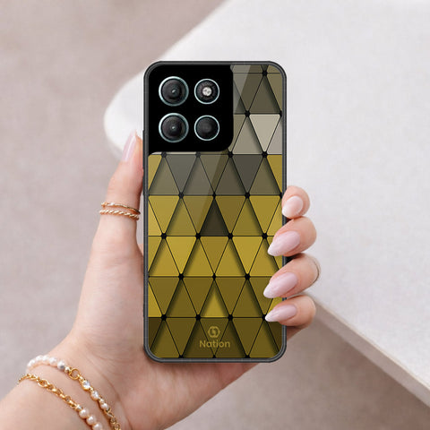 Motorola Moto G15 Cover - Onation Pyramid Series - HQ Premium Shine Durable Shatterproof Case