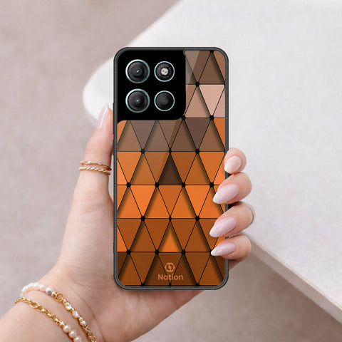Motorola Moto G15 Cover - Onation Pyramid Series - HQ Premium Shine Durable Shatterproof Case