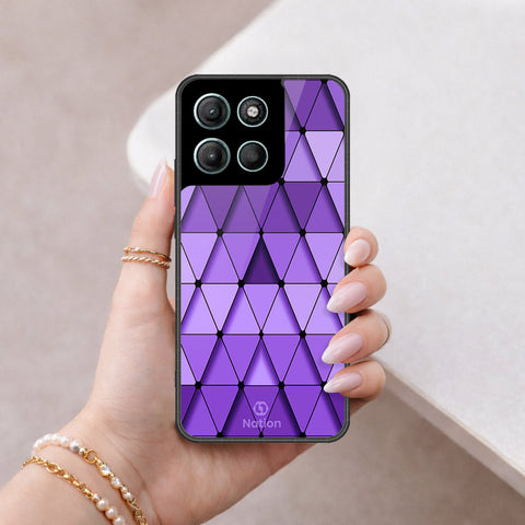 Motorola Moto G15 Cover - Onation Pyramid Series - HQ Premium Shine Durable Shatterproof Case