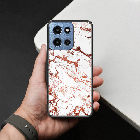 Motorola Moto G Power (2025) Cover - White Marble Series 2 - HQ Premium Shine Durable Shatterproof Case