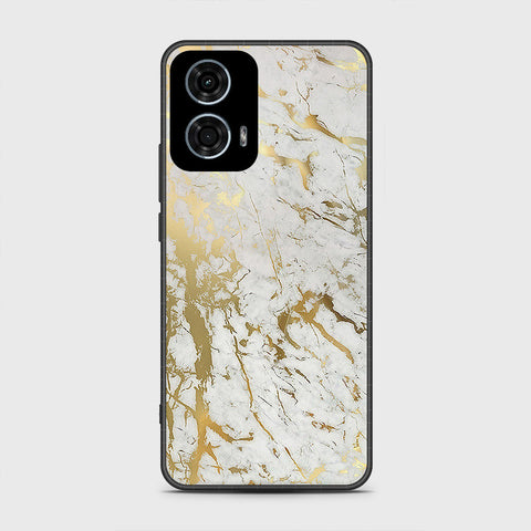 Motorola Moto G24 Power Cover - White Marble Series - HQ Premium Shine Durable Shatterproof Case