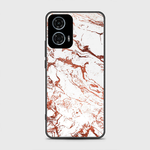 Motorola Moto G24 Power Cover - White Marble Series 2 - HQ Premium Shine Durable Shatterproof Case