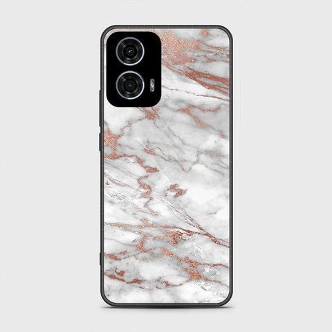 Motorola Moto G24 Power Cover - White Marble Series 2 - HQ Premium Shine Durable Shatterproof Case