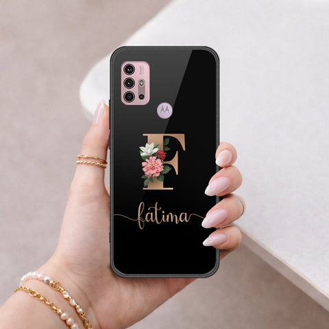 Motorola Moto G30 Cover - Personalized Alphabet Series - HQ Premium Shine Durable Shatterproof Case