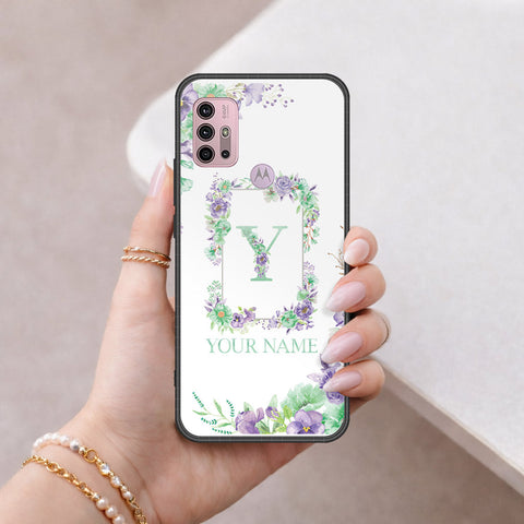 Motorola Moto G30 Cover - Personalized Alphabet Series - HQ Premium Shine Durable Shatterproof Case