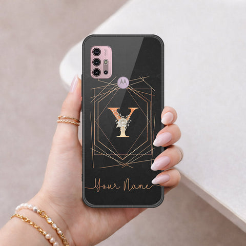 Motorola Moto G30 Cover - Personalized Alphabet Series - HQ Premium Shine Durable Shatterproof Case