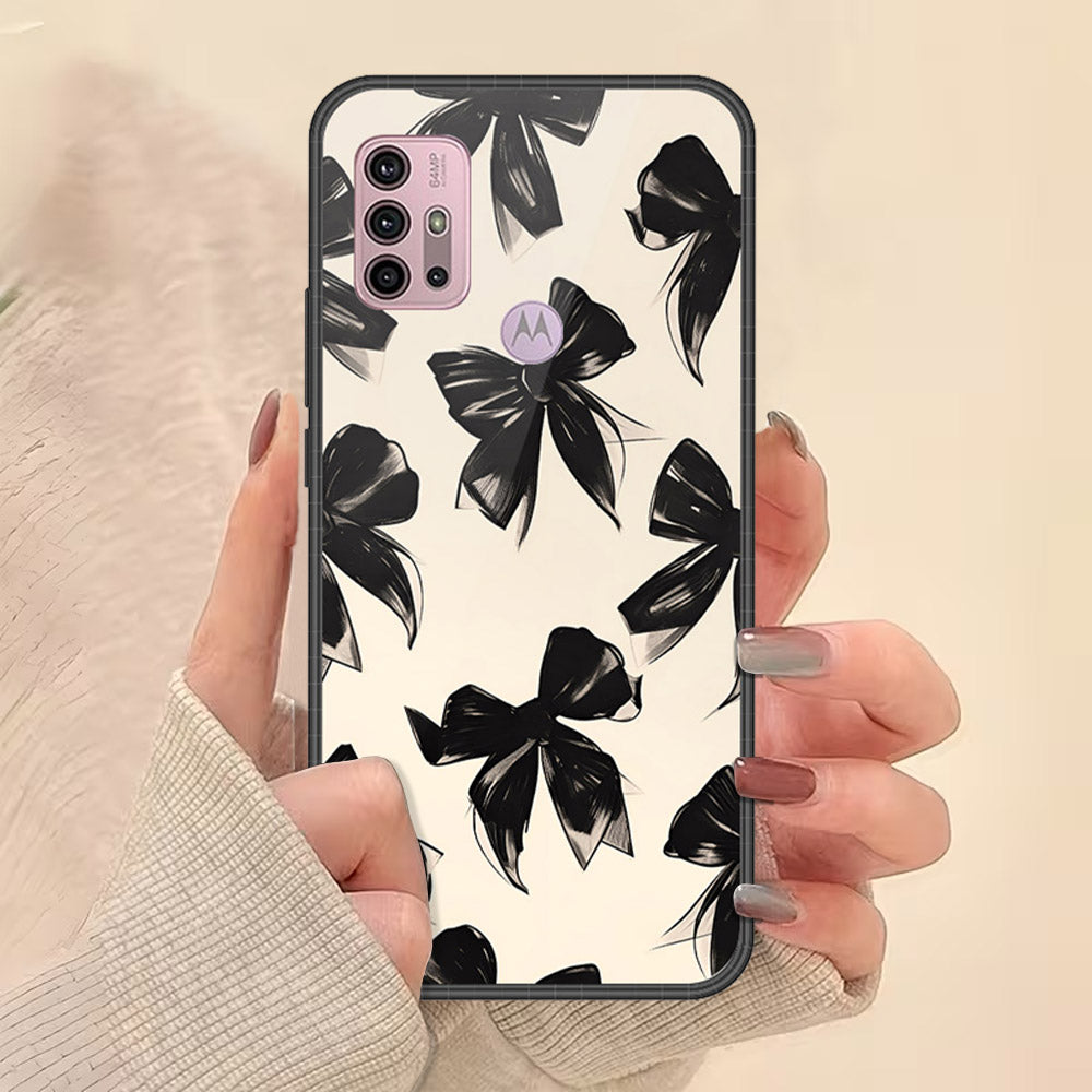 Motorola Moto G30 Cover - Onation Bow Series - HQ Premium Shine Durable Shatterproof Case