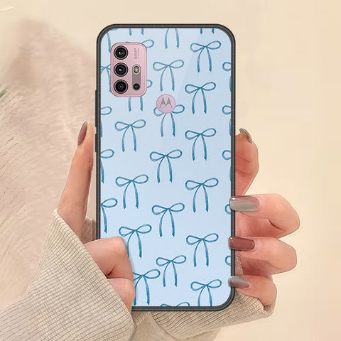 Motorola Moto G30 Cover - Onation Bow Series - HQ Premium Shine Durable Shatterproof Case