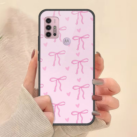 Motorola Moto G30 Cover - Onation Bow Series - HQ Premium Shine Durable Shatterproof Case