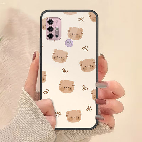 Motorola Moto G30 Cover - Onation Bow Series - HQ Premium Shine Durable Shatterproof Case