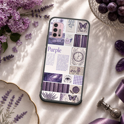 Motorola Moto G30 Cover - ONation Aesthetic Collage Series - HQ Premium Shine Durable Shatterproof Case