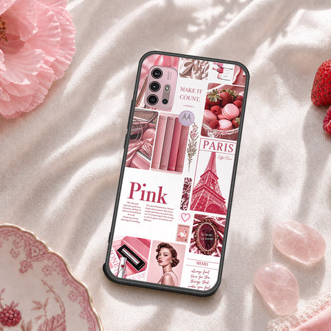 Motorola Moto G30 Cover - ONation Aesthetic Collage Series - HQ Premium Shine Durable Shatterproof Case